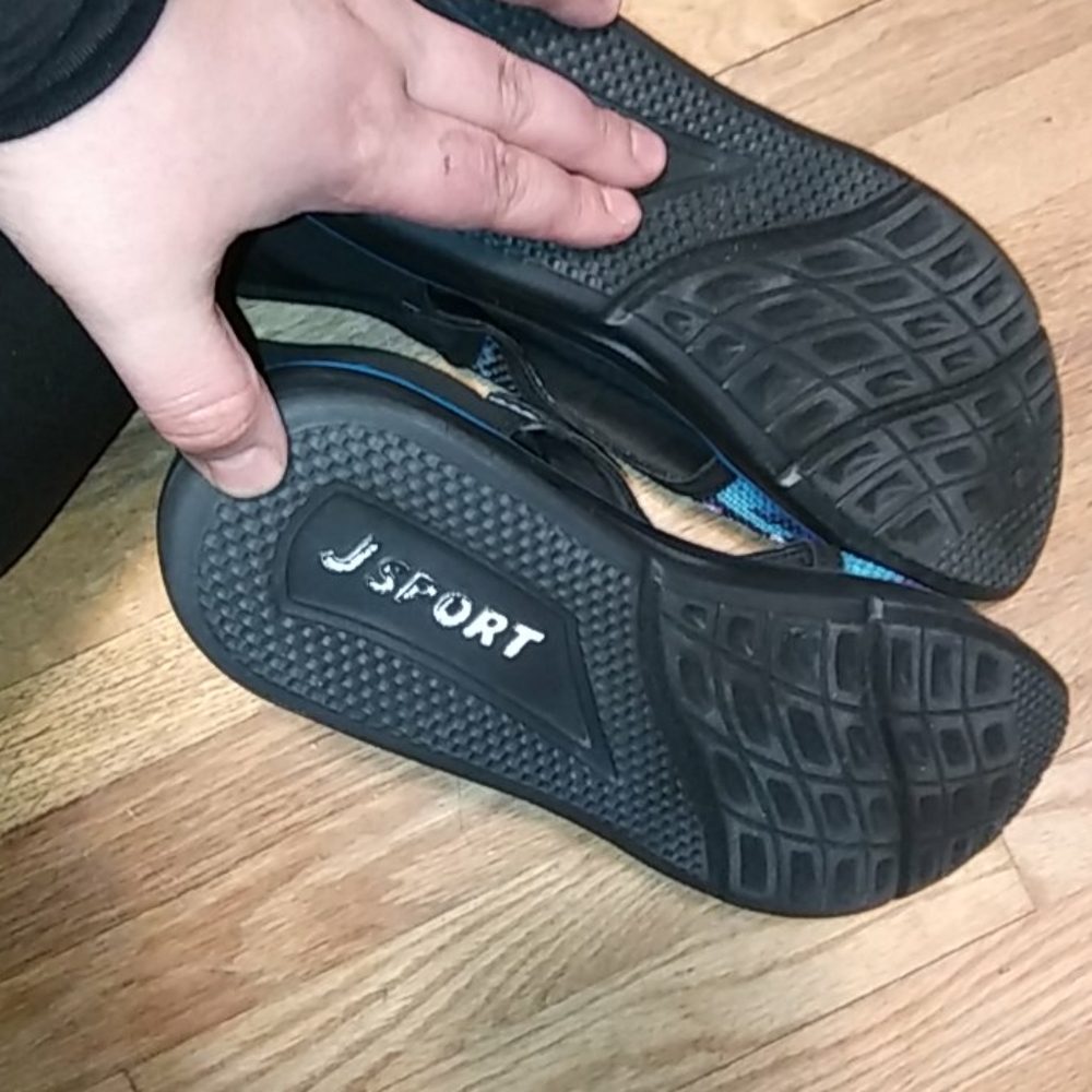 Jambu Sport Sandal With Platform Support Size 9.5 Gem